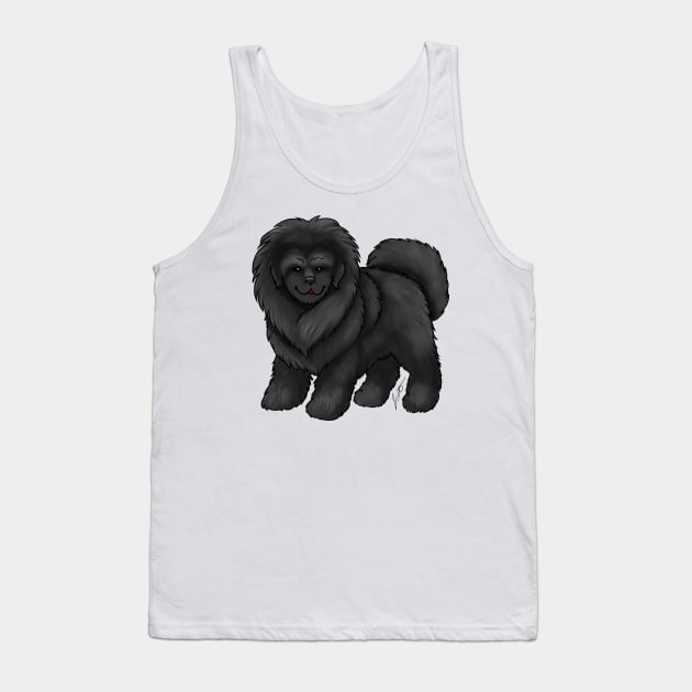 Dog - Tibetan Mastiff - Black Tank Top by Jen's Dogs Custom Gifts and Designs